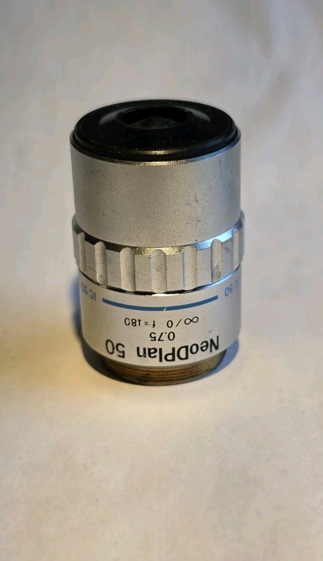 Olympus NeoDPlan 50x Microscope Objective Lens IC50 Japan NeoPlan