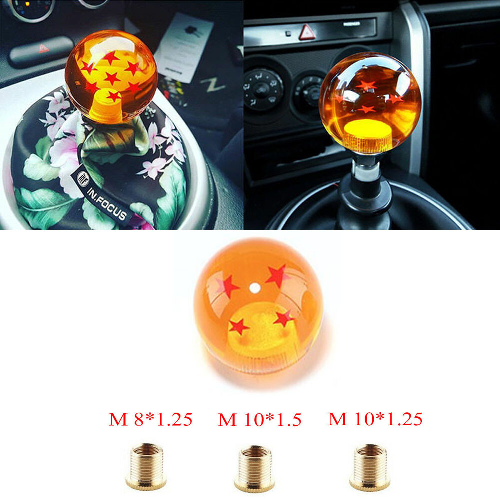 Dragon Ball DBZ 4 star Universal Auto Manual Gear Stick Shift Knob Shifter AT MT