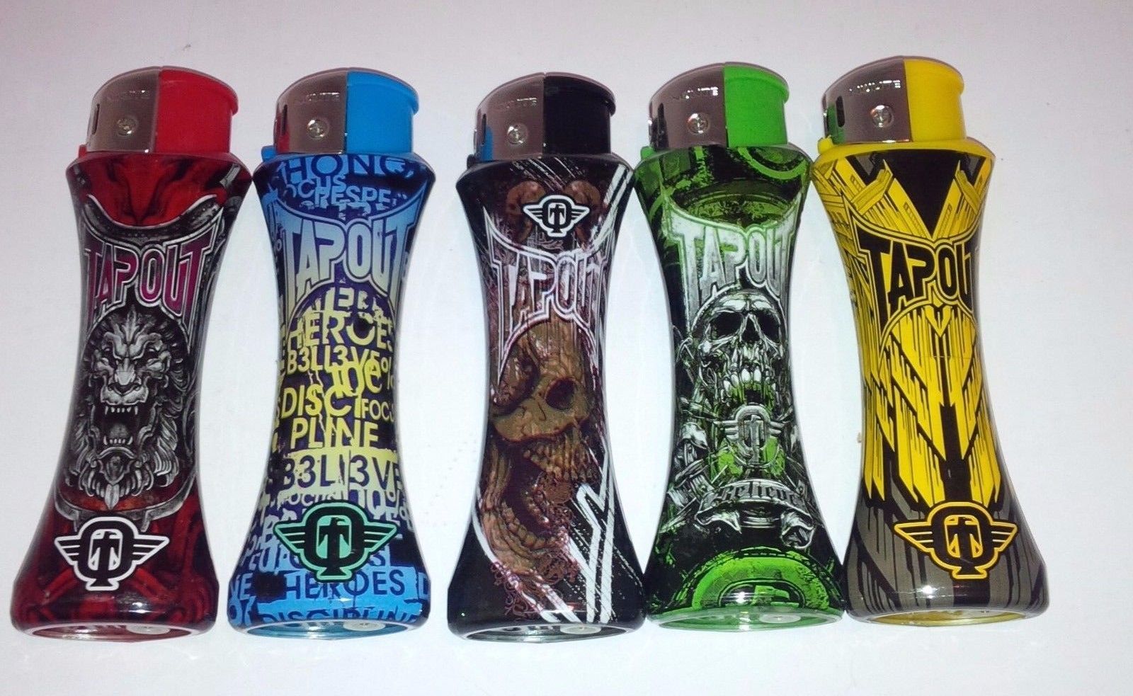 5 TAPOUT CURVE LIGHTERS /Electronic Refillable Lighter (Without Gas)