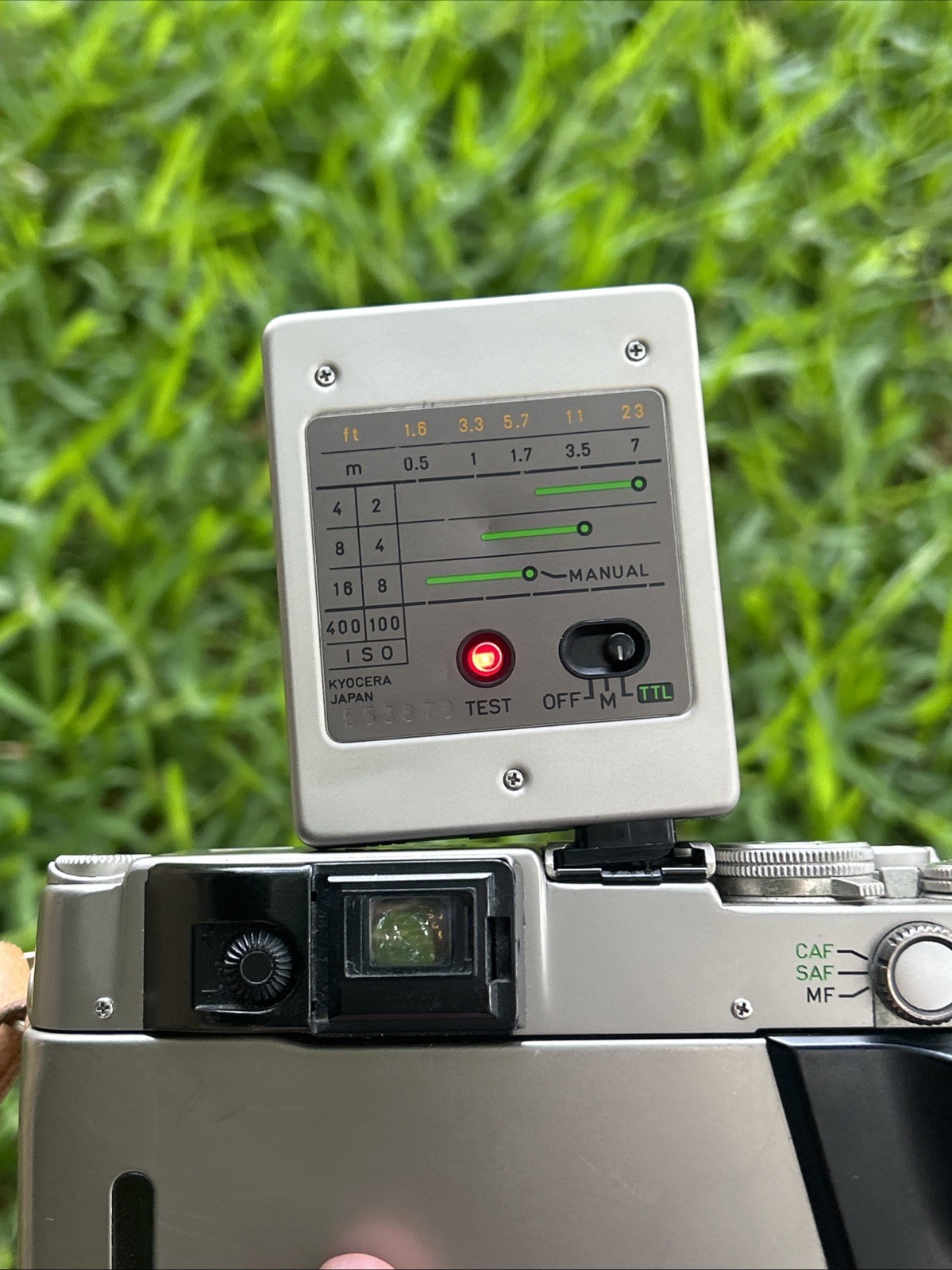 Contax TLA140 Flash works used TTL READ