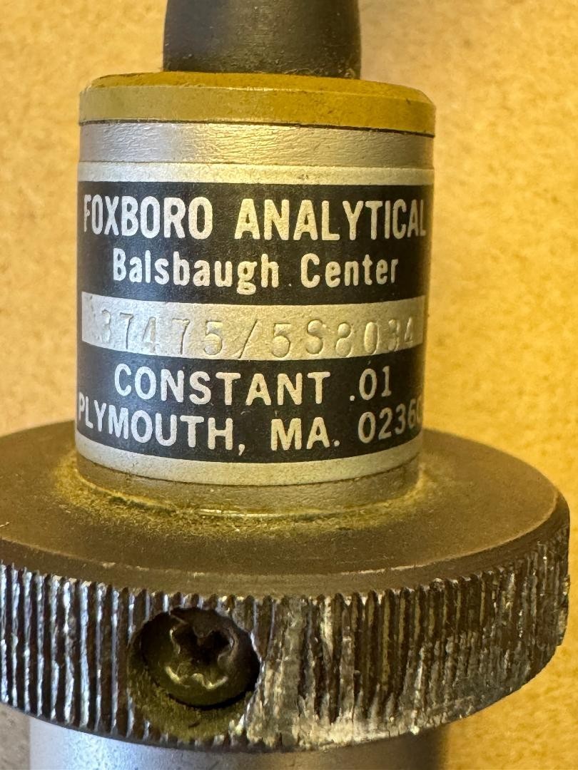 FOXBORD ANALYTICAL BALSBAUGH CENTER 37475 5S8084 CONDUCTIVITY RESISTIVITY CELL