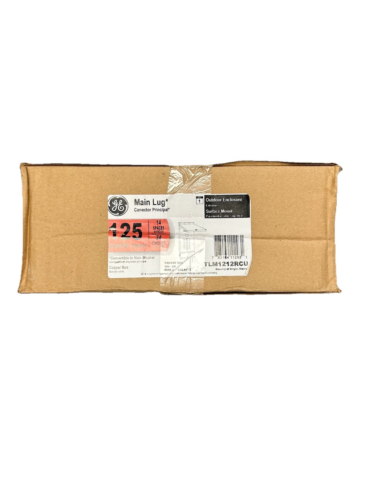 GE TLM1212RCU PowerMark Gold Convertible Load Center 125A 120/240VAC 1Ph - New
