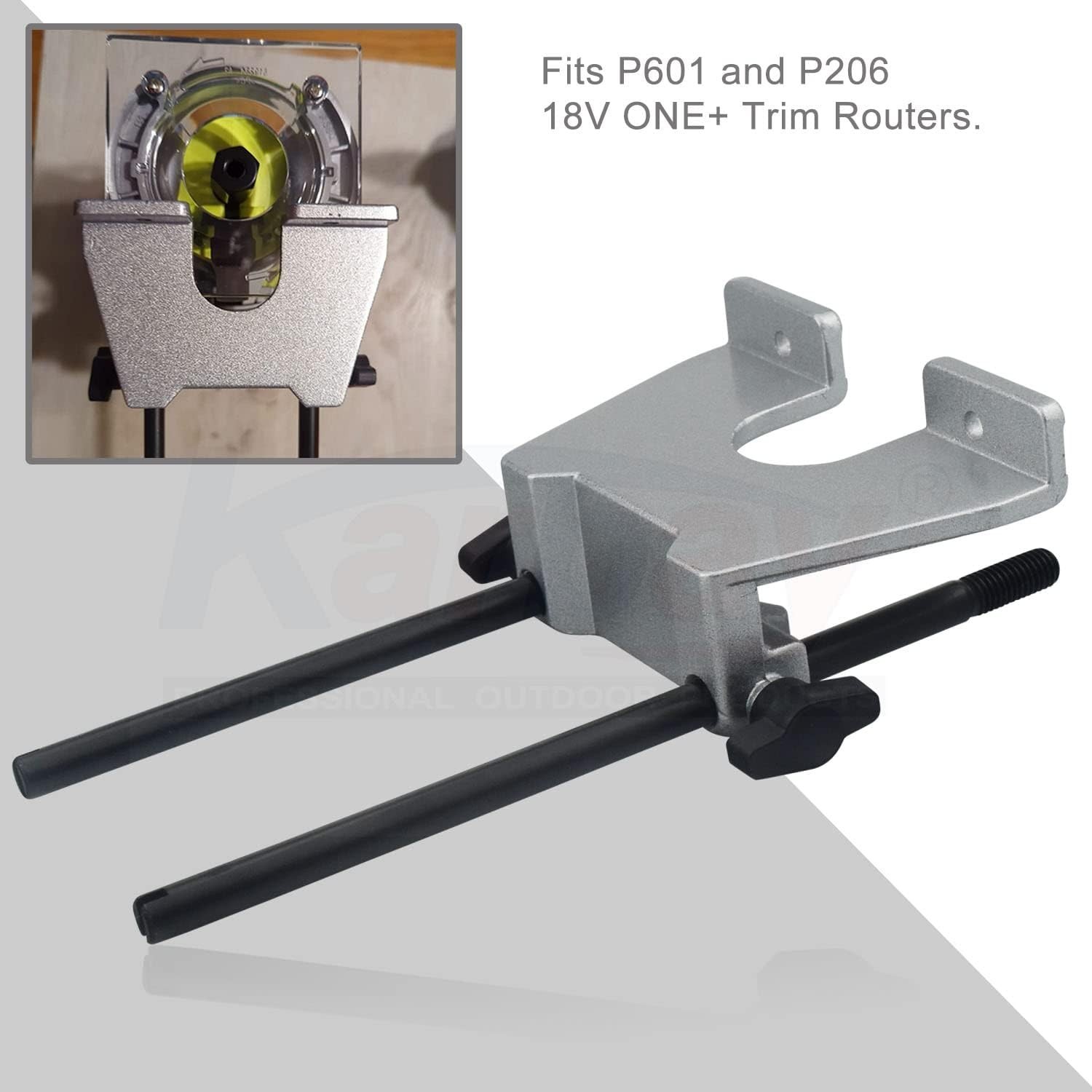 Edge Guide Assembly for 18V Trim Routers, Compatible with Multiple Models
