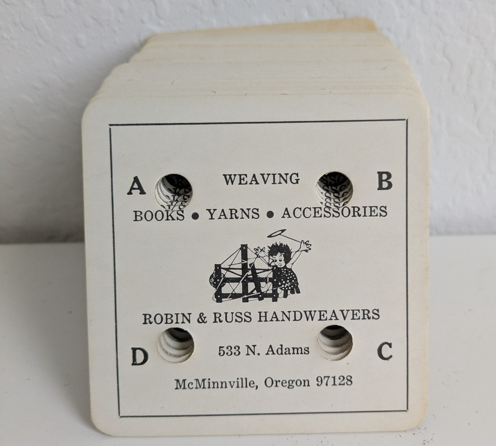 Set of 100 Robin & Russ Handweavers Cards for Card Weaving Vintage But Never Use
