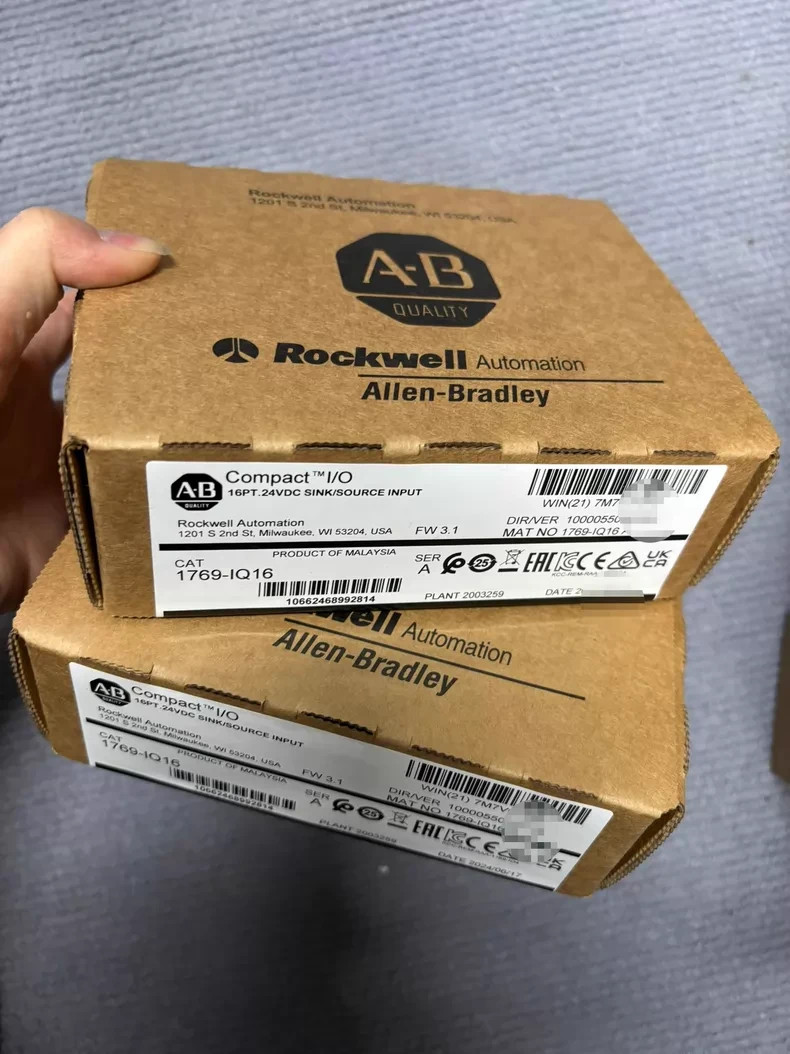 Brand new, unopened Allen Bradley 1769-IQ16 compact I/O input module. Fast ship