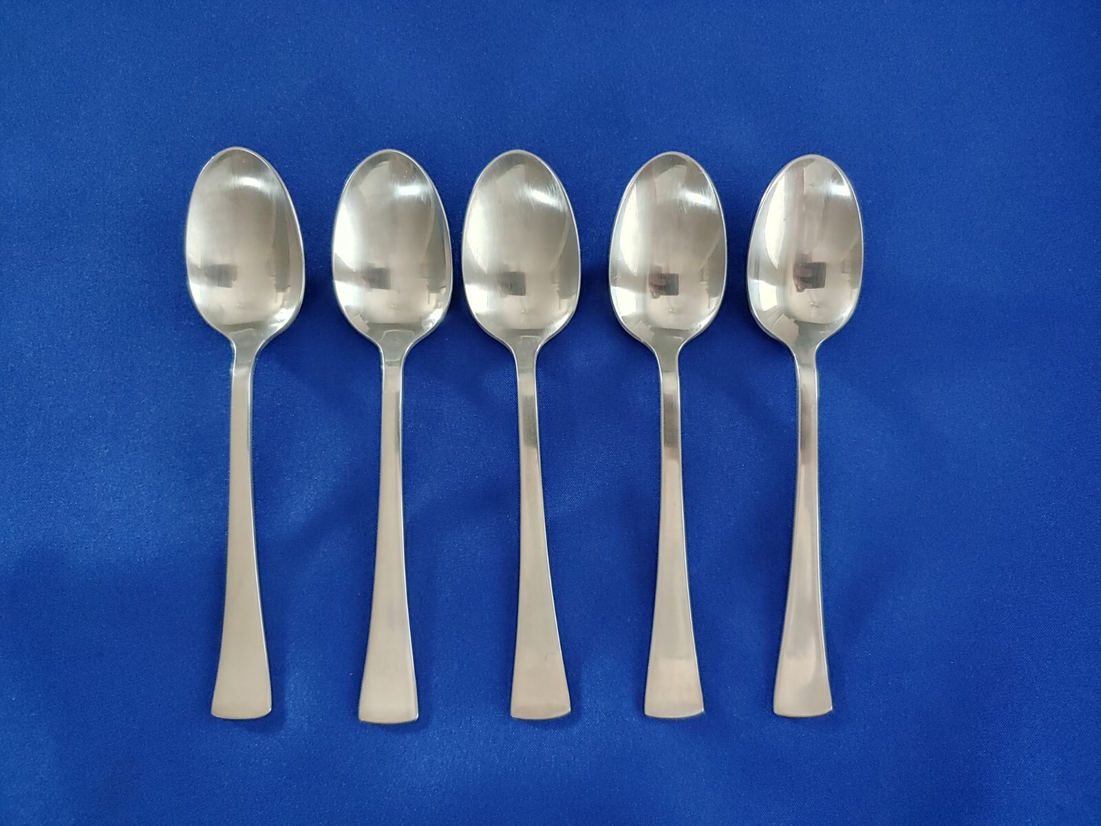5- Wallace CITATION Stainless GLOSSY Silverware 5 7/8" Teaspoons