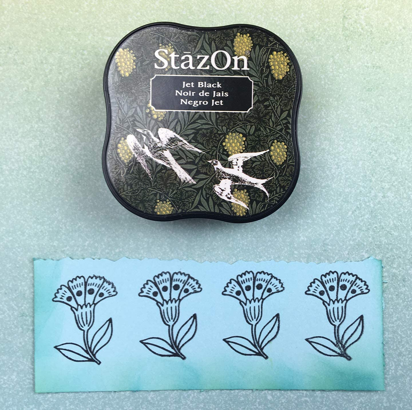 Stazon Midi Ink Pad, Jet Black