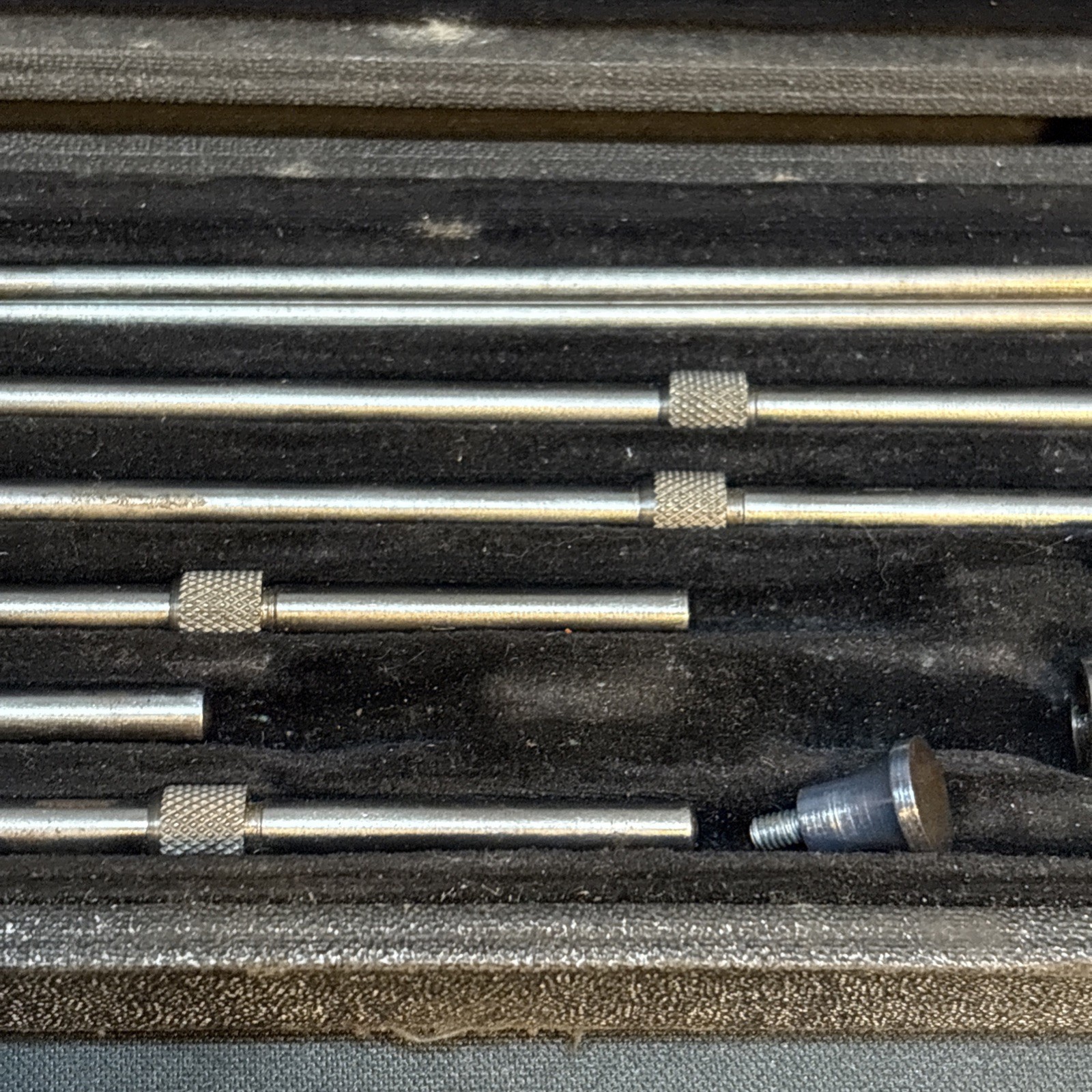 Millers Falls No. 1218 Inside micrometers With Spacer In Case