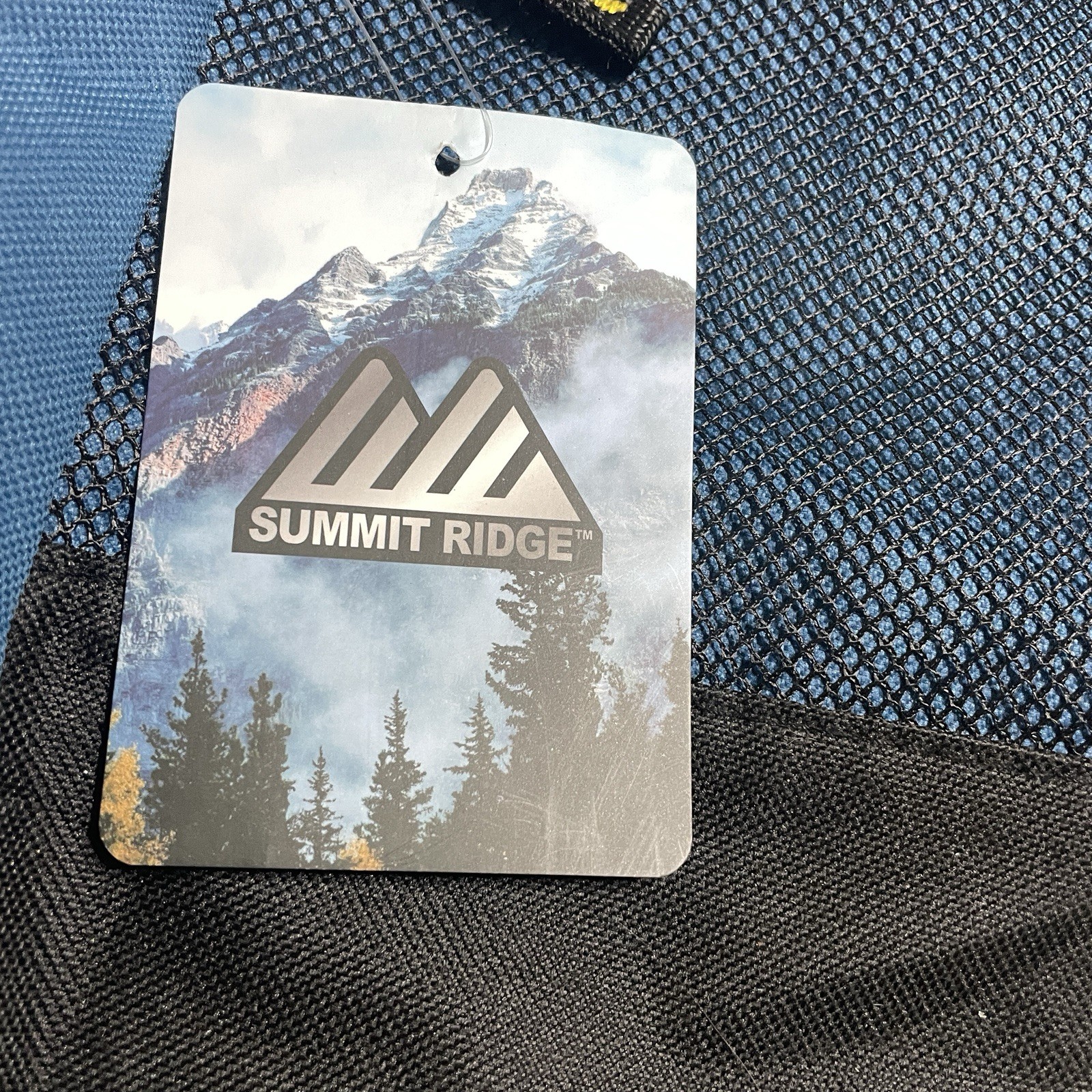 Summit Ridge Blue Black Back Pack 18x15 NWT
