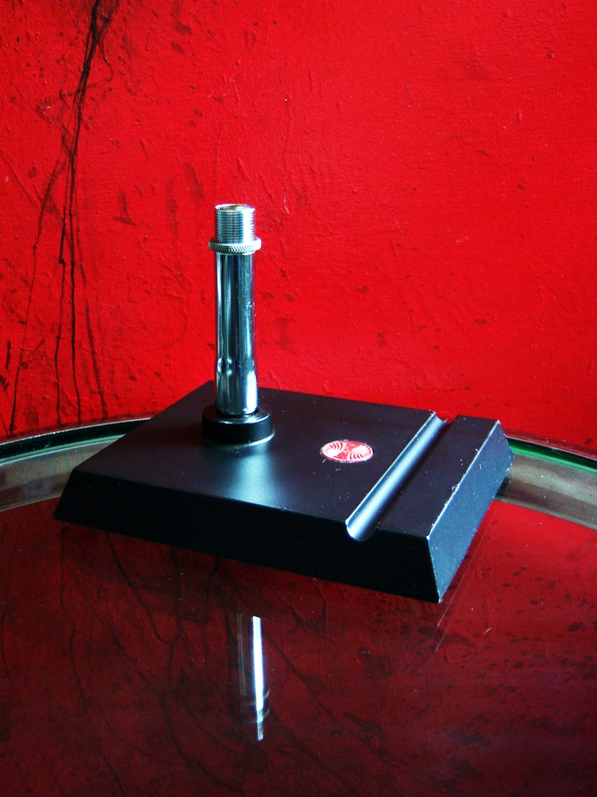 Vintage 1970's Atlas DS-2 microphone desk stand old DS-5 DS-7 DS-10 Shure # 8