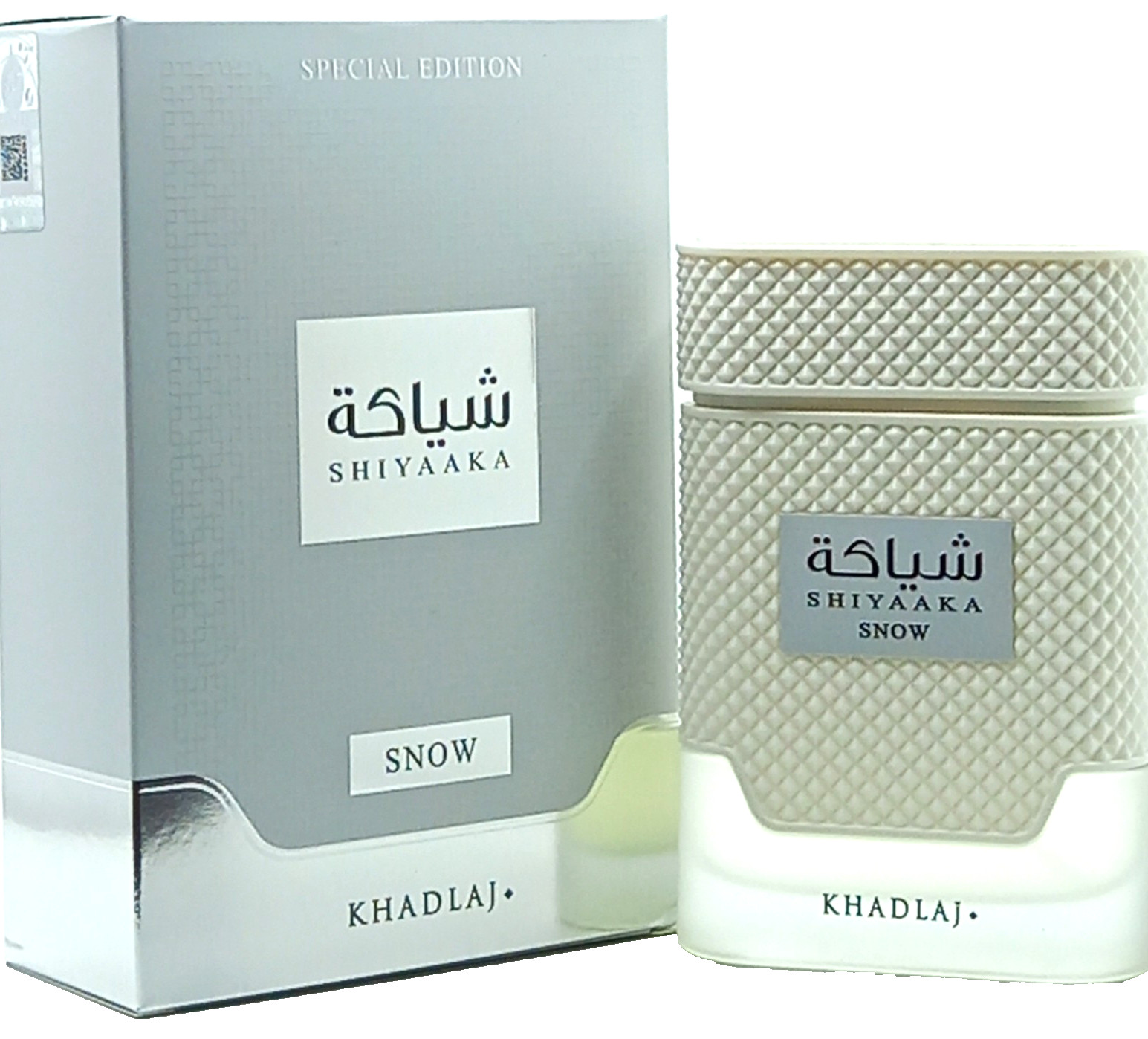 KHADLAJ SHIYAAKA SNOW EAU DE PARFUM SPRAY UNISEX 3.4 Oz / 100 ml BRAND NEW ITEM!