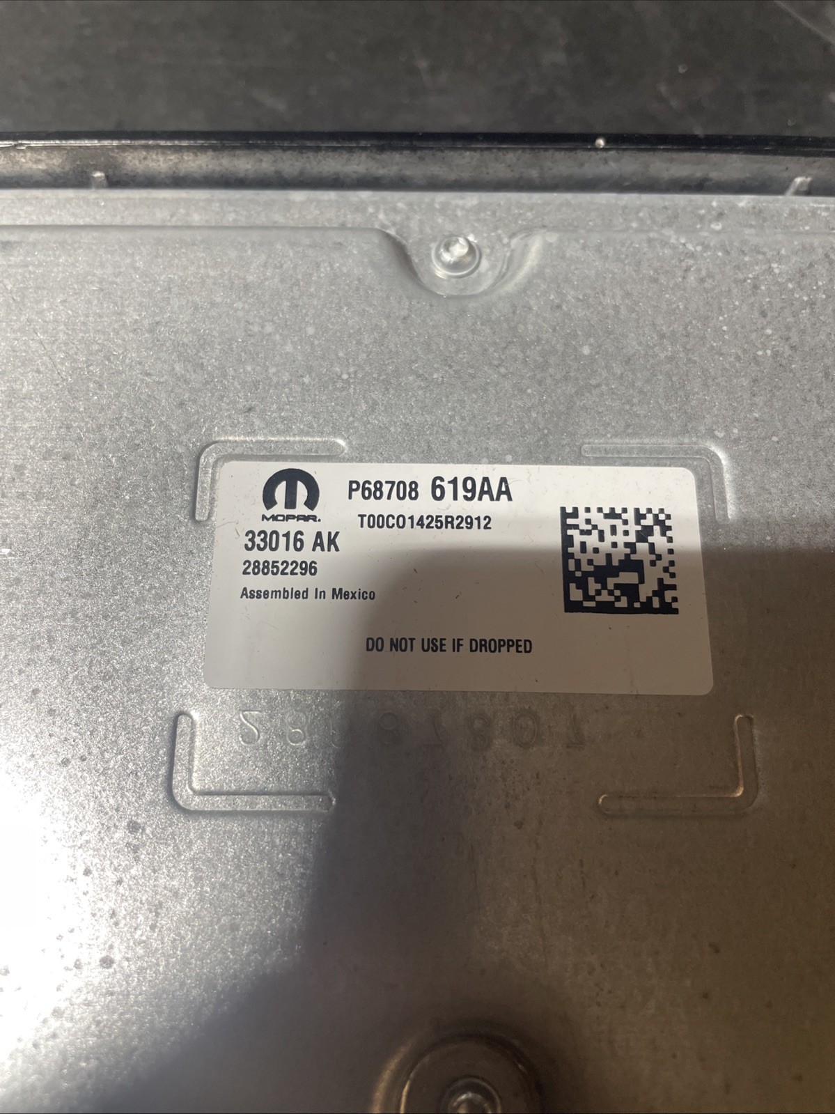 Mopar Park Assist Driver Control Module P68708619AA
