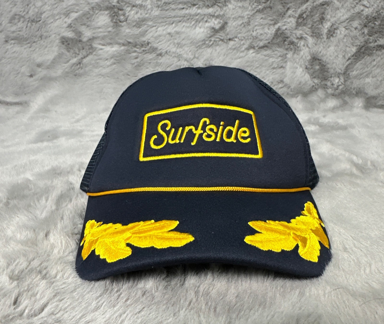 Surfside Captains Trucker Hat Cap Stateside Vodka Golf Embroidered Leaf Logo