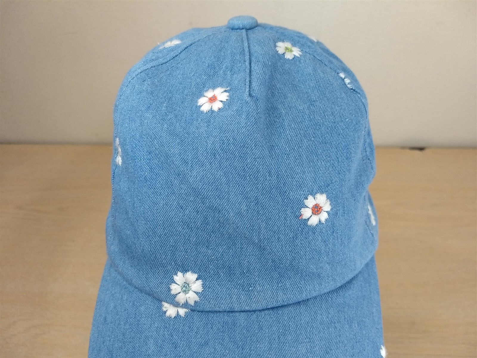 TARGET DAISY STRAPBACK YOUTH HAT/CAP, BLUE, OUTDOOR/GARDEN/FLOWER