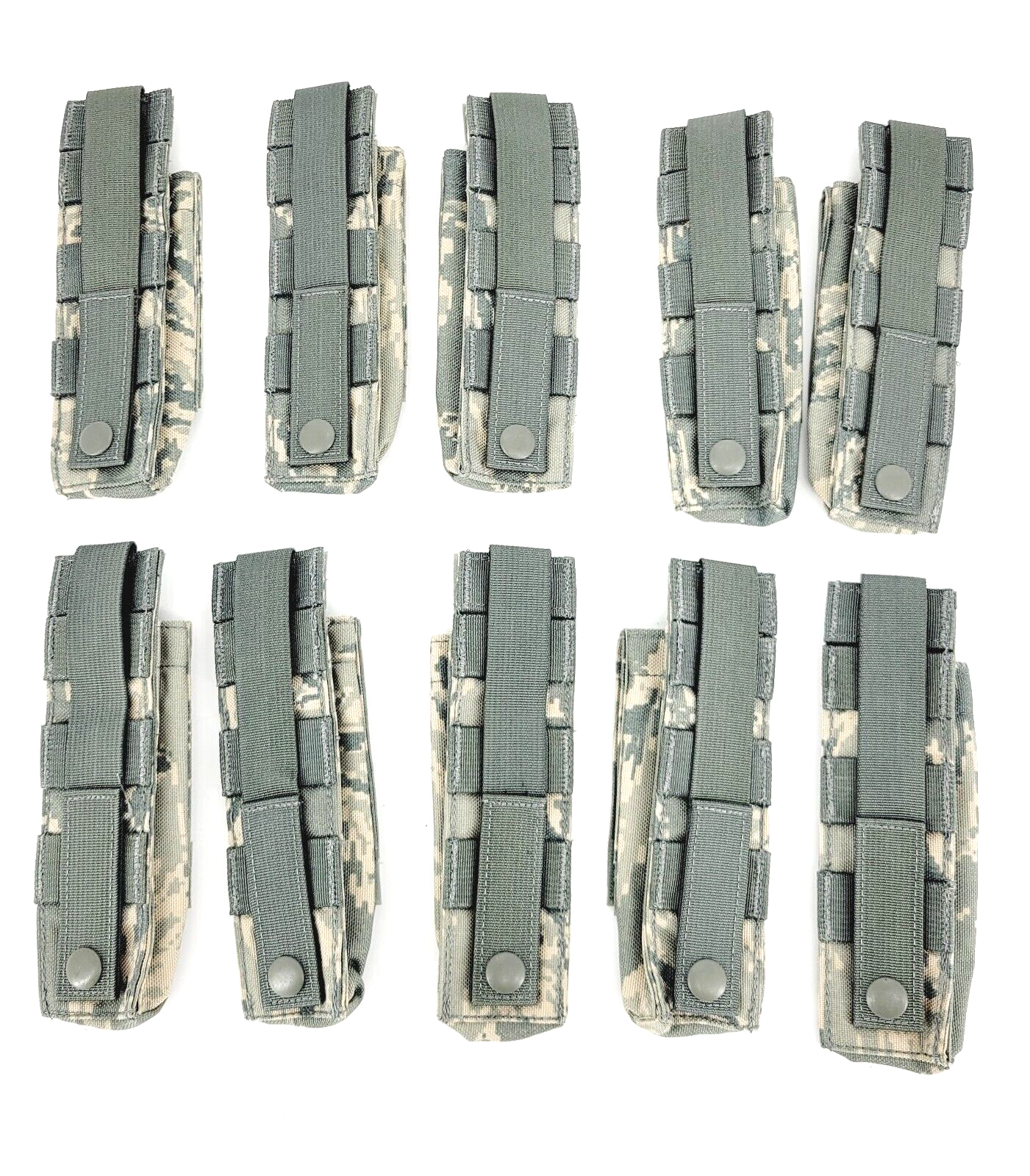 10 x USAF ABU DFLCS 8" Expandable Baton Pouch MOLLE DF-LCS Flashlight Suppressor