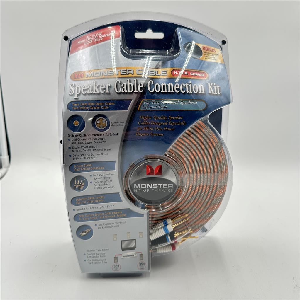 Monster Cable Home Theatre HTIB Series Speaker Cable Connection Kit-