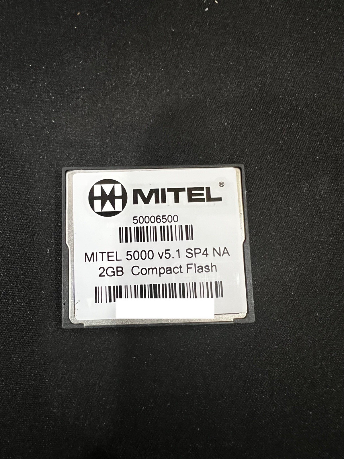 Mitel 50006500 5000 2GB Compact Flash Card v5.1 (48 Digital, 3 SIP License)