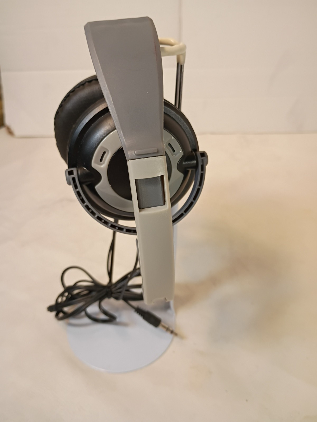 Black And Gray, Adjustable, Corded Headset