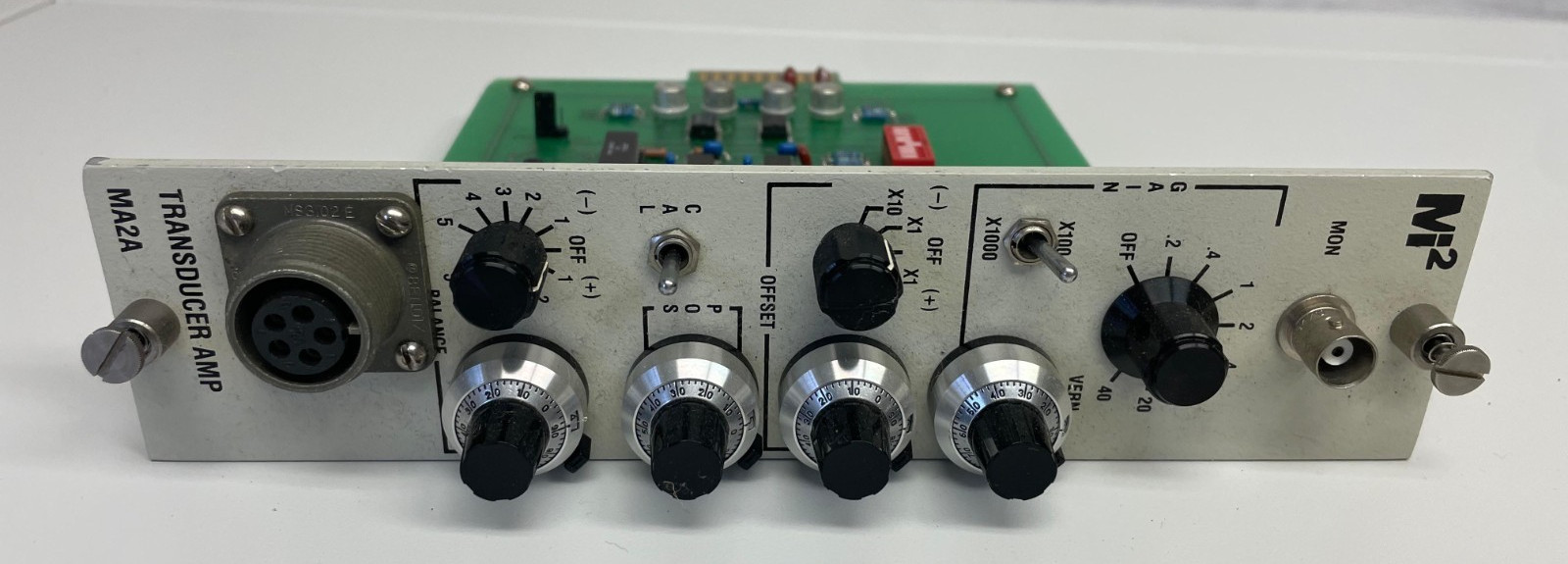 MA2A  Transducer Amp Amplifier UNTESTED FOR PARTS OR REPAIR