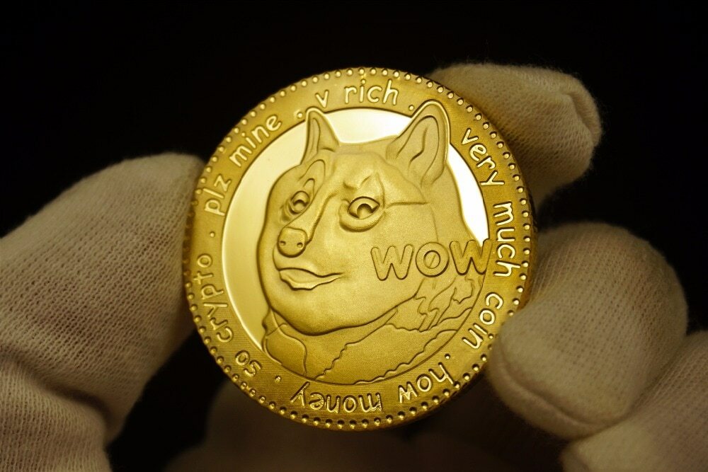 Gold DogeCoin Commemorative Coin – Limited Edition Shiba Inu Crypto Collectible