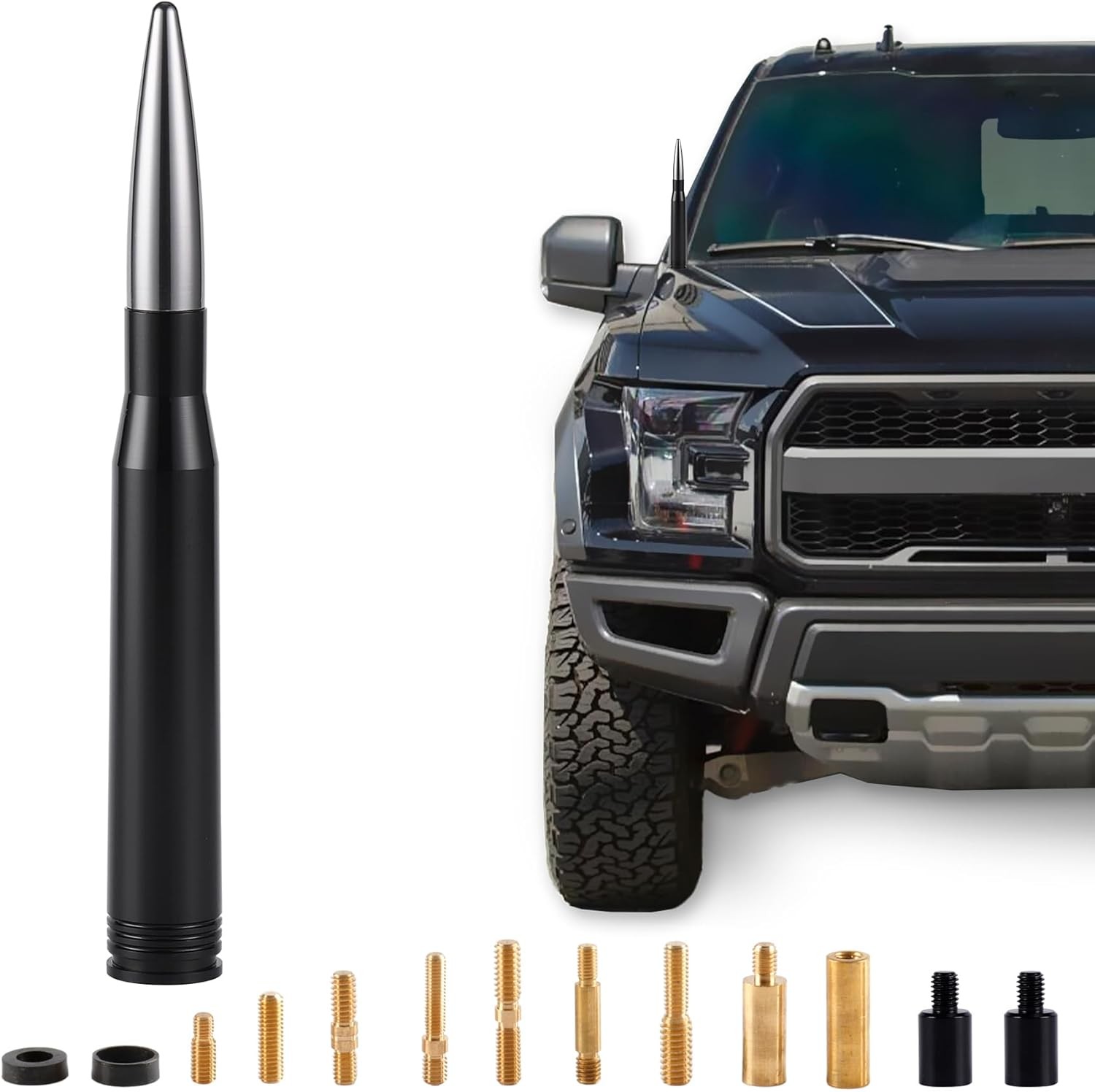 Upgrade Universal Car Antenna Compatible with Truck Antenna - Made Color: gray