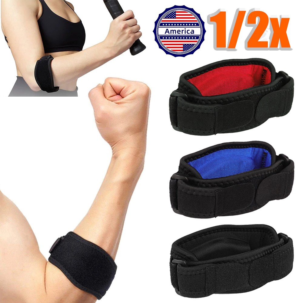 2x Tennis Elbow Brace for Men & Women, Golfers Counterforce Brace for Tendonitis