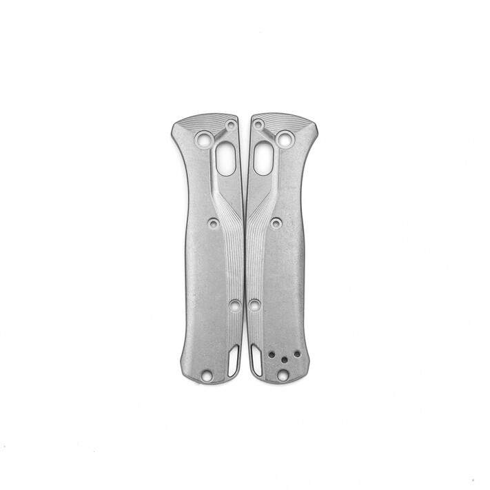 Flytanium Crossfade Titanium Scales for Benchmade Mini Bugout  FLY910 Stonewash