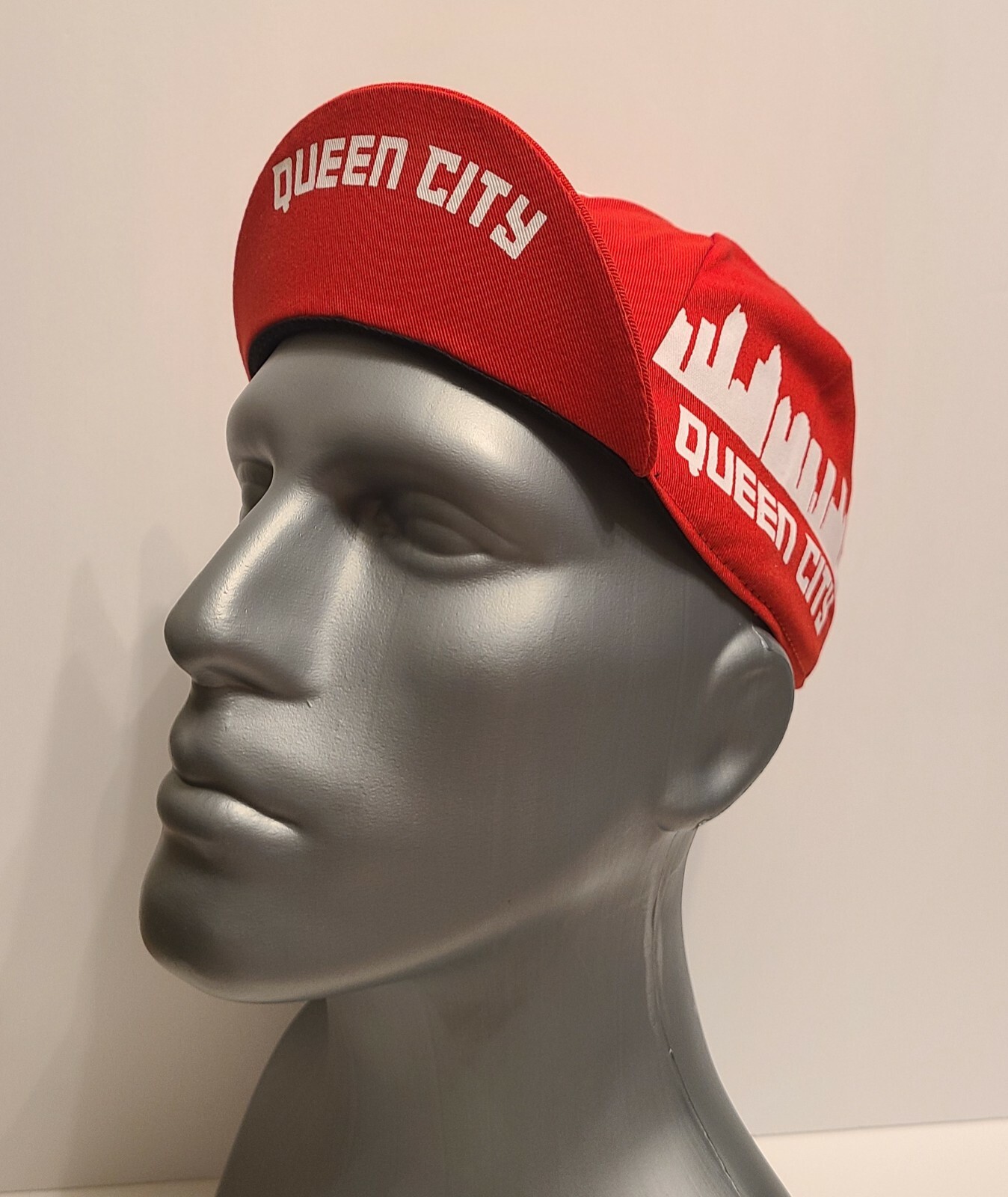 Queen City Cycling Cap: Charlotte Skyline