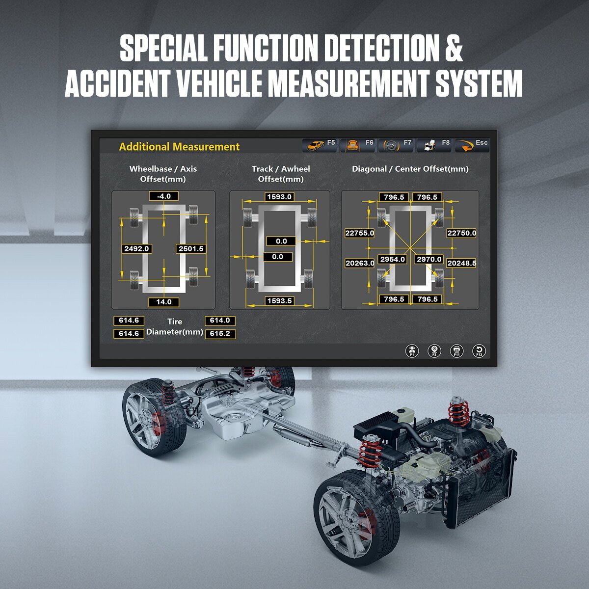 AUTOOL 3D Wheel Alignment Machine Fully Automatic Tracking Tire Aligner System