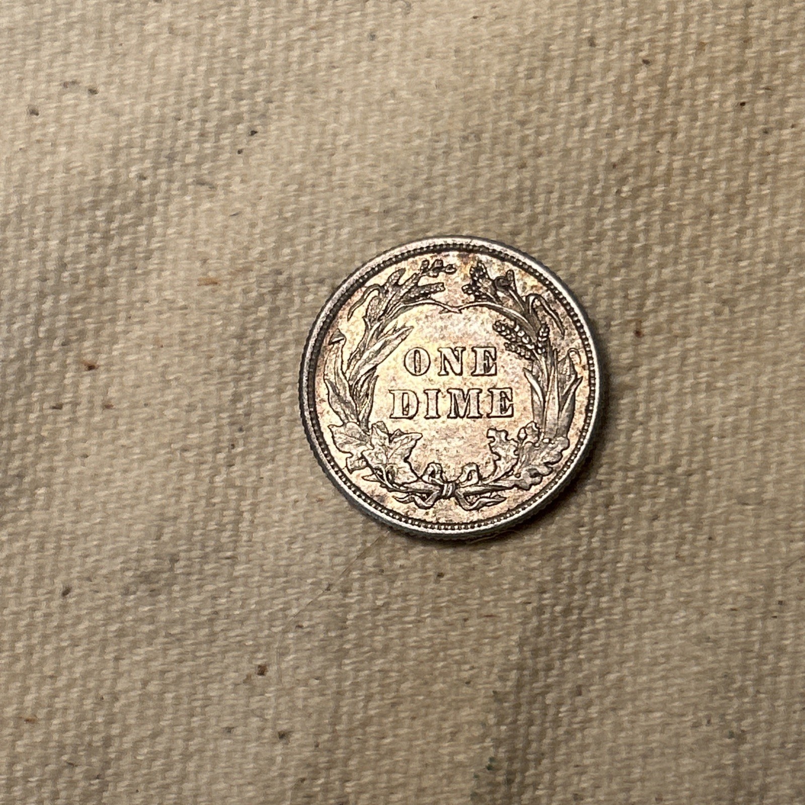 Choice AU 1910-P Barber Dime QA1054