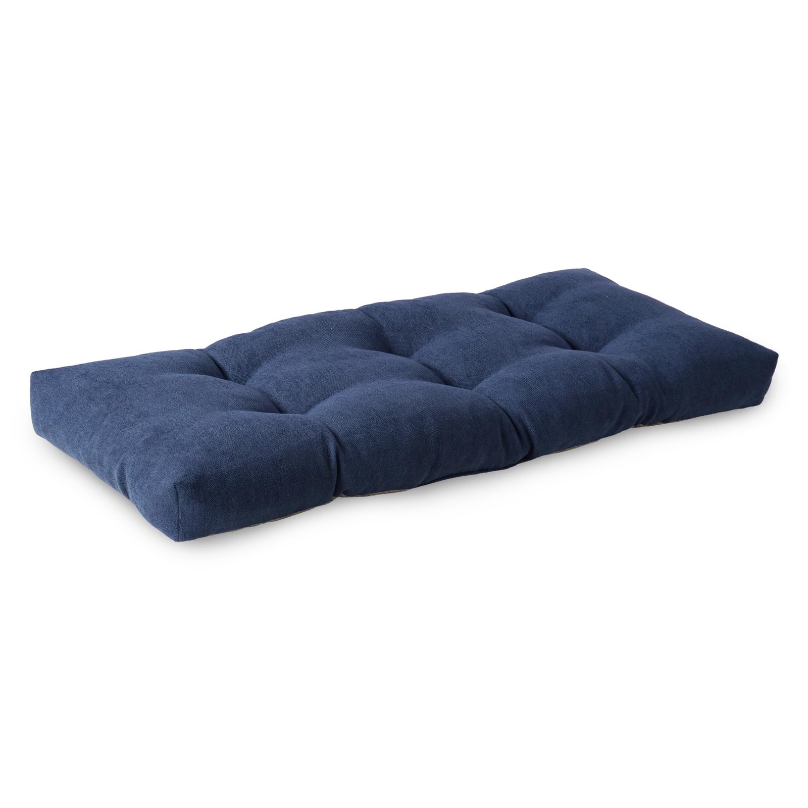 ELFJOY Tufted Bench Cushion Thicken Patio Furniture Cushions Classic Solid Co...