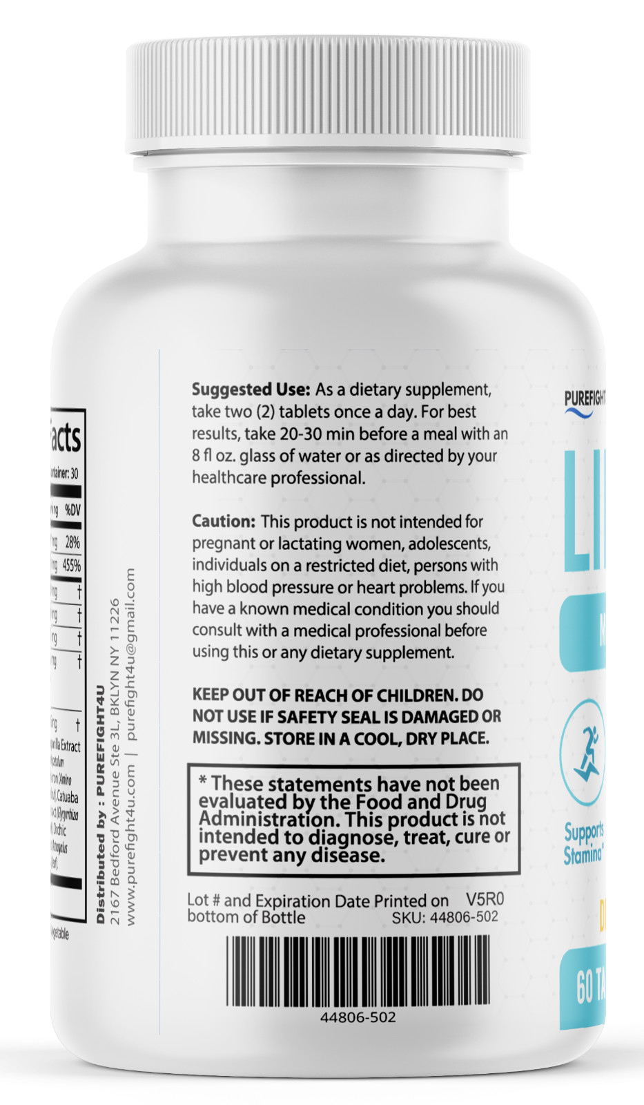 Libicade Male Performance Maximum Strength Supplement - 2 Bottles