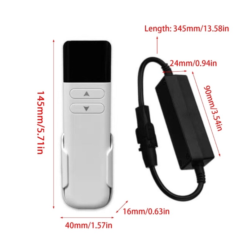 Brushed Motor Electric Recliner Switches Curtain Remote Control Transmitters