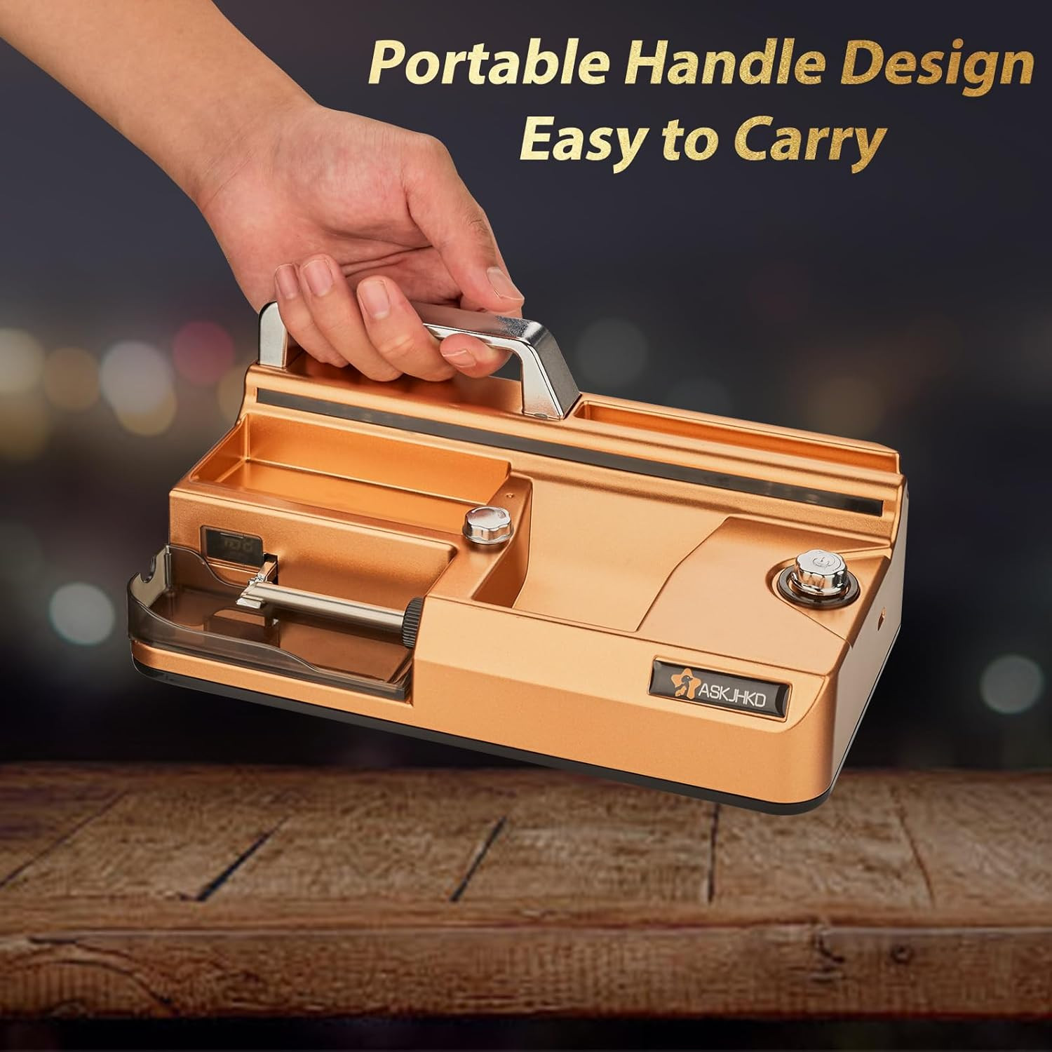Electric Cigarette Rolling Machine, Automatic Cones Loader, Mini Portable Pre Ro