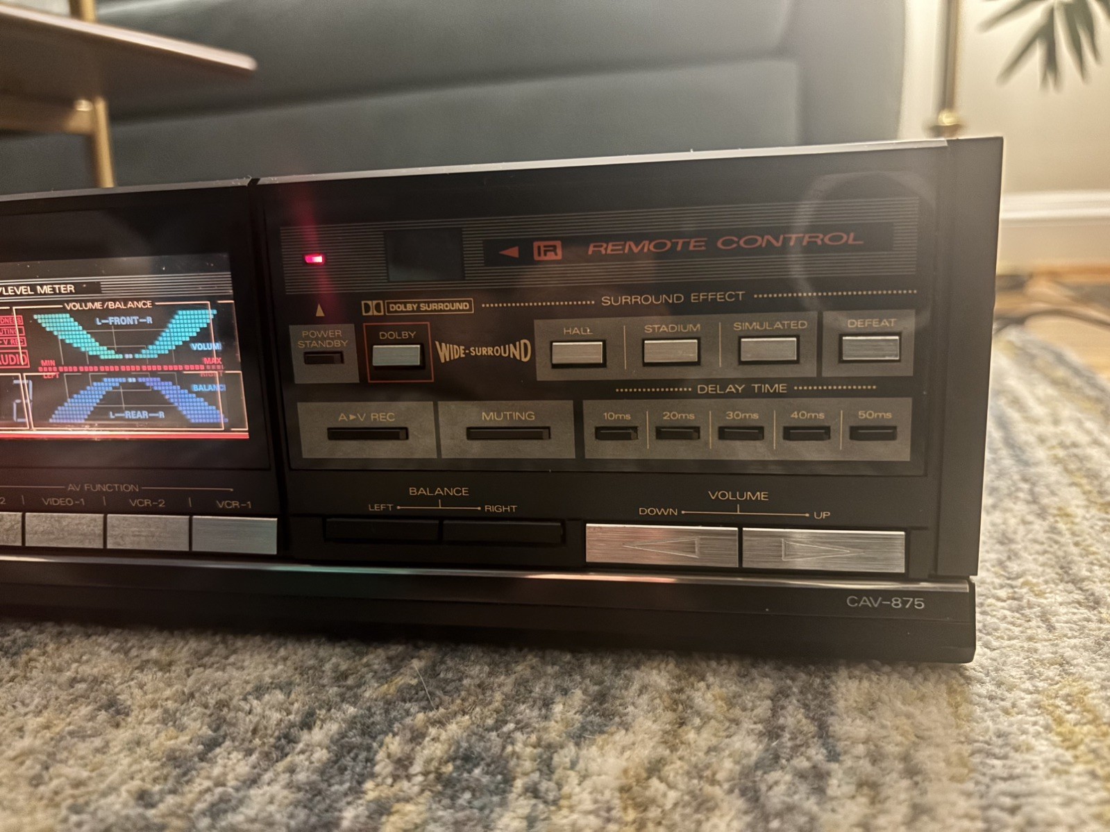 Fisher CAV-875 Integrated Stereo Amplifier TESTED WORKING