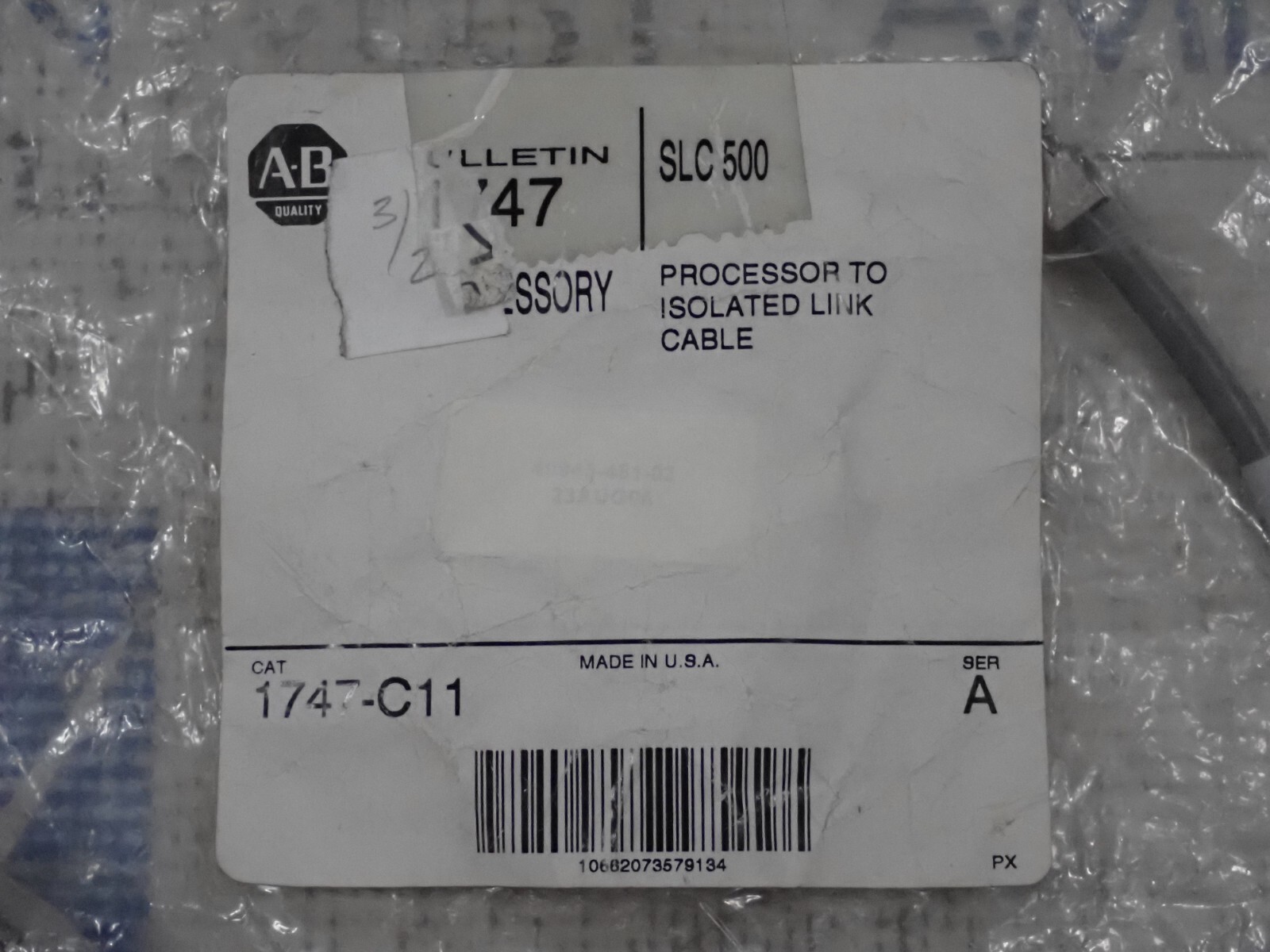 Allen Bradley 1747-C11 Processor Isolated Link Cable