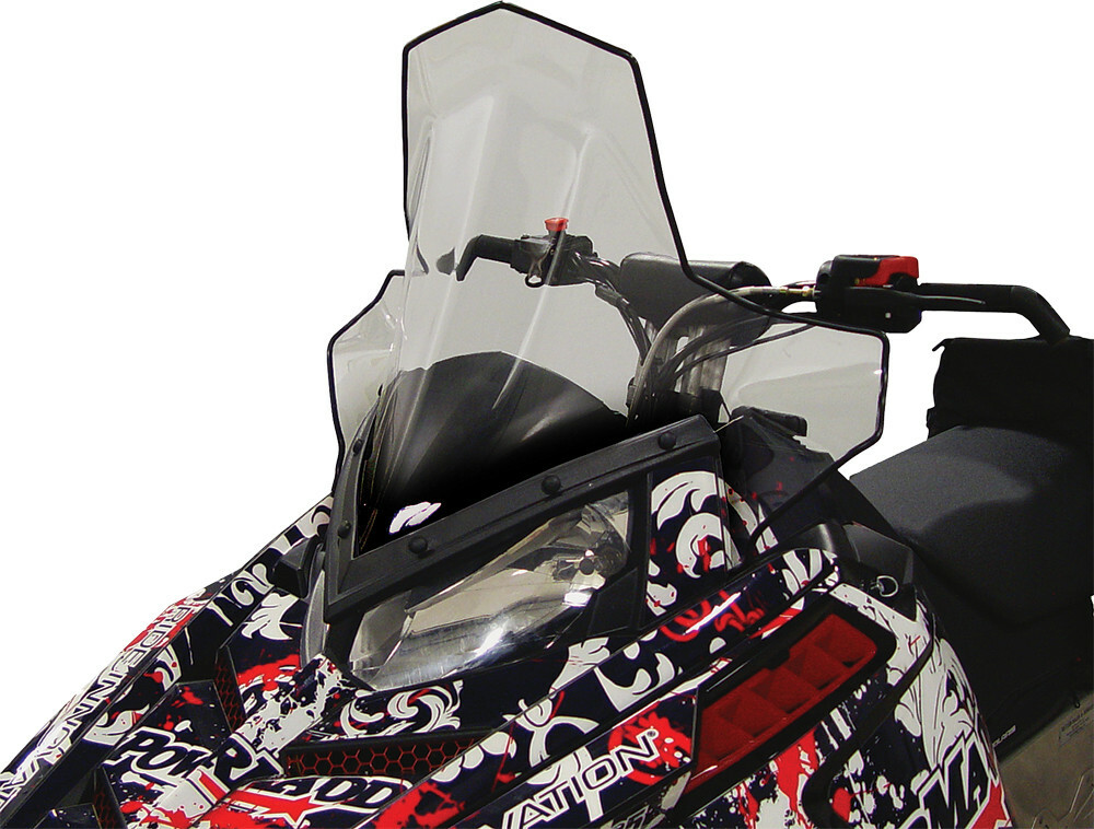 Powermadd Windshield 20.5in Tall Clear Polaris Pro Ride Rush Switchback 10-20