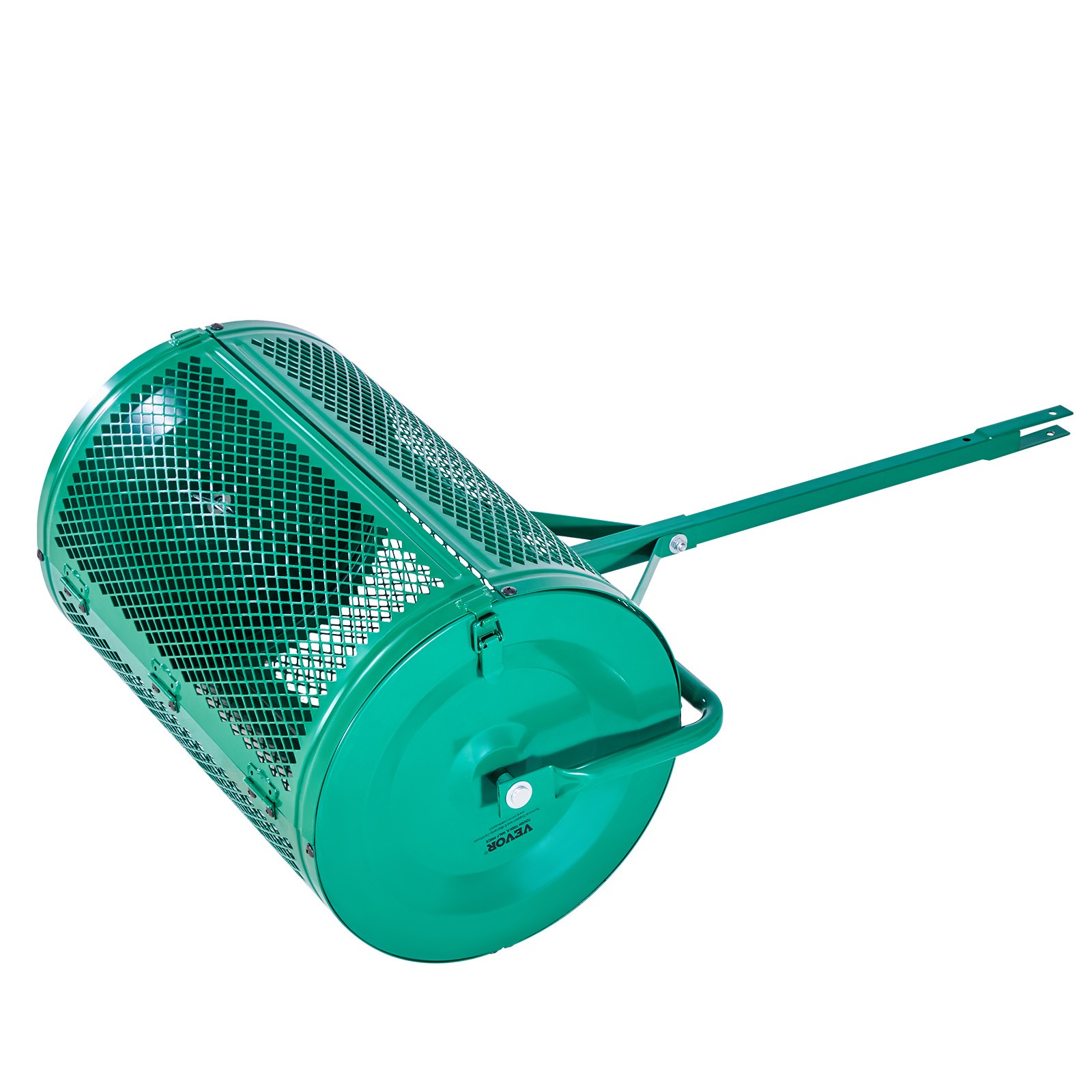 VEVOR Compost Spreader 24 in Peat Moss Spreader Roller Push/Tow Handle for Yard