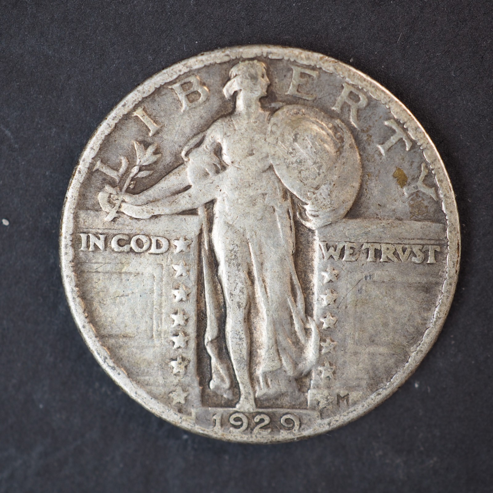 1929 *P* STANDING LIBERTY SILVER  QUARTER   **NICE !** FREE SHIPPING! C3768