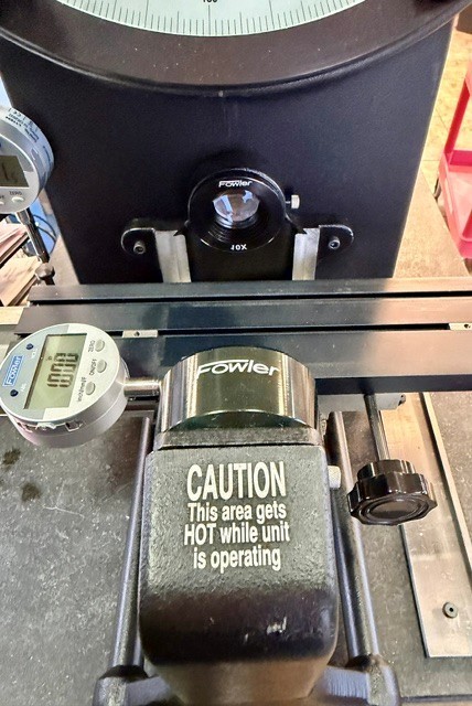 FOWLER 53-900-000 12" Optical Comparator Excellent Condition, Everything Works