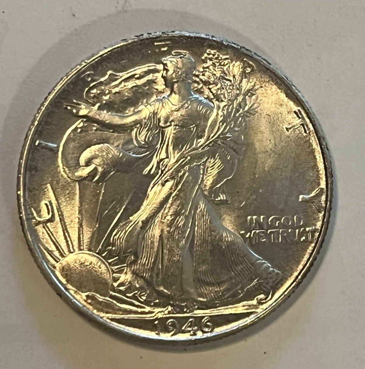 1946. Walking Liberty Half dollar ,  Choice to gem uncirculated better date