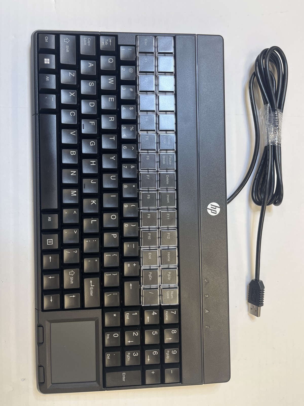 FK221AA#ABA HP USB POS Keyboard QWERTY 14-inch compact layout