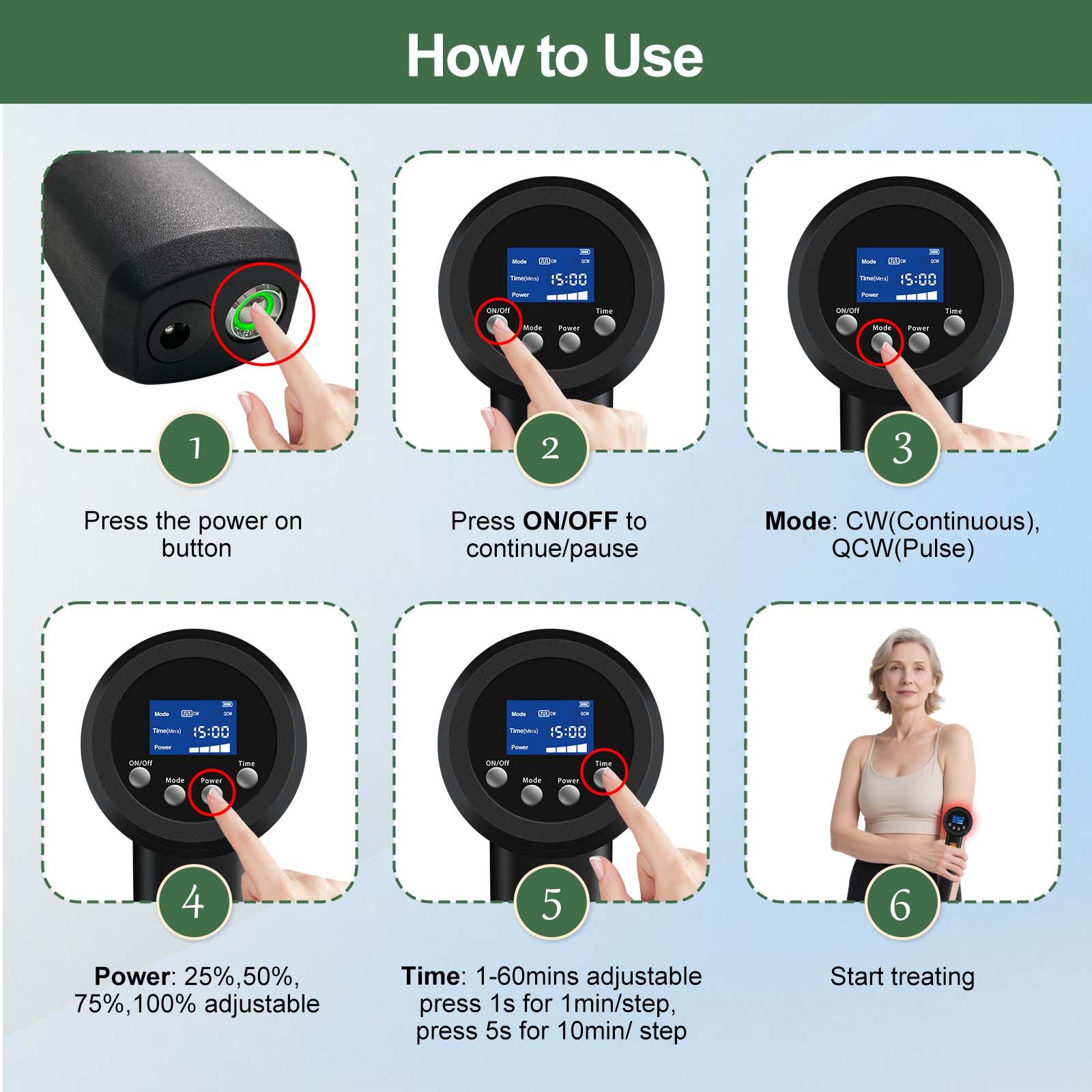 3000mW Multi Species Cold Laser Therapy Device Machine for Home Use Pain Support