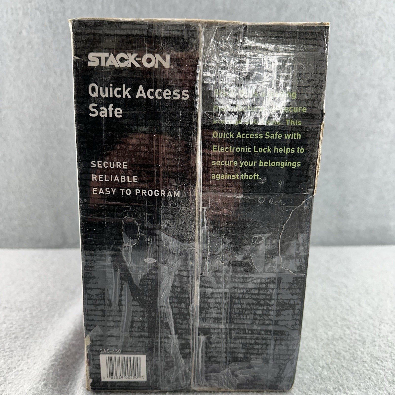 STACK-ON Quick Access Safe With Electronic Lock Gun Pistol 12x10x5 QAS-450