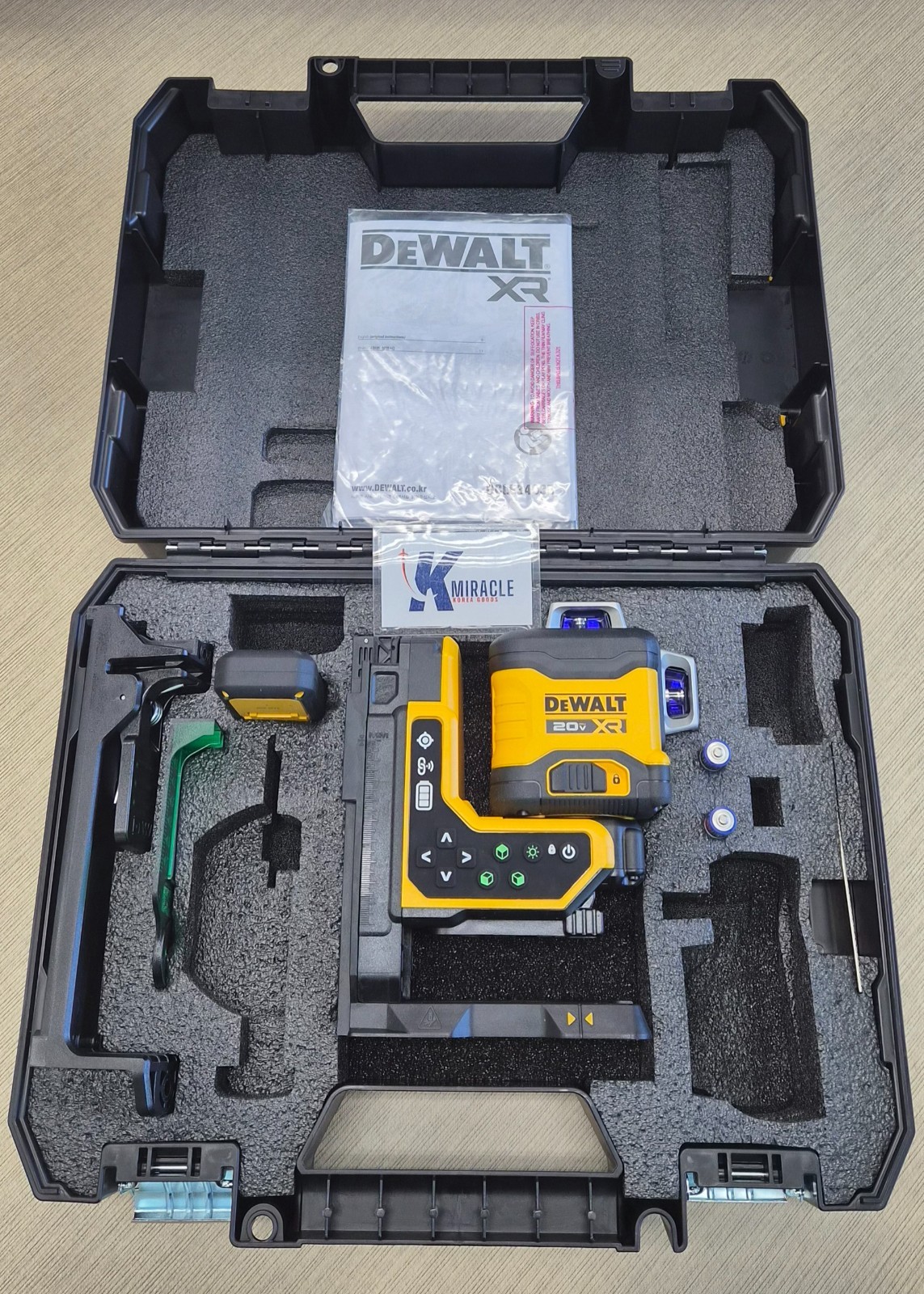 DEWALT DCLE34035N 20V Remote Control 3x360 Green Laser Level Bare Tool / New