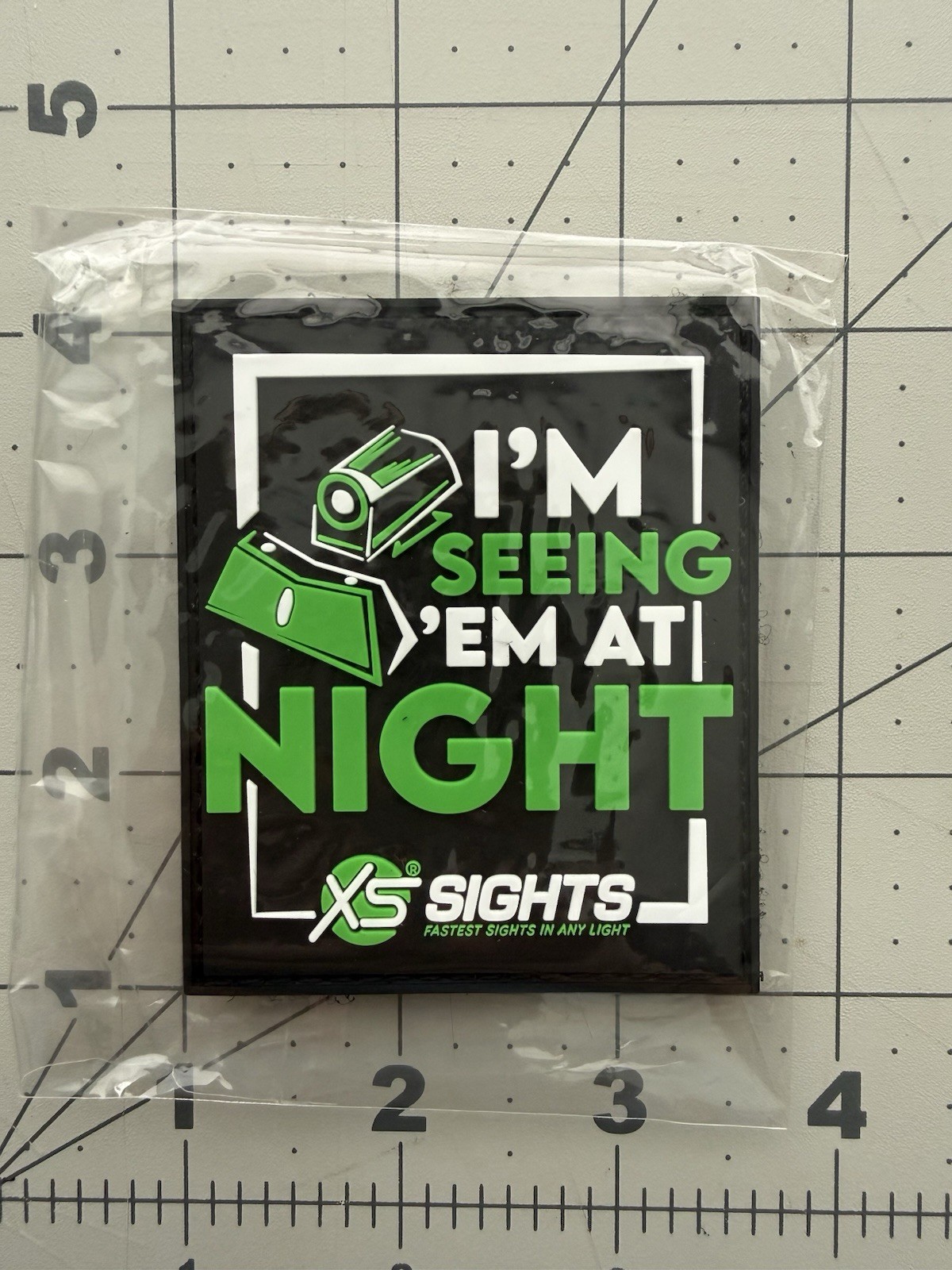 XS Sights Patch “I’m Seeing ‘Em At Night” PVC Morale Patch Shot Show 2026