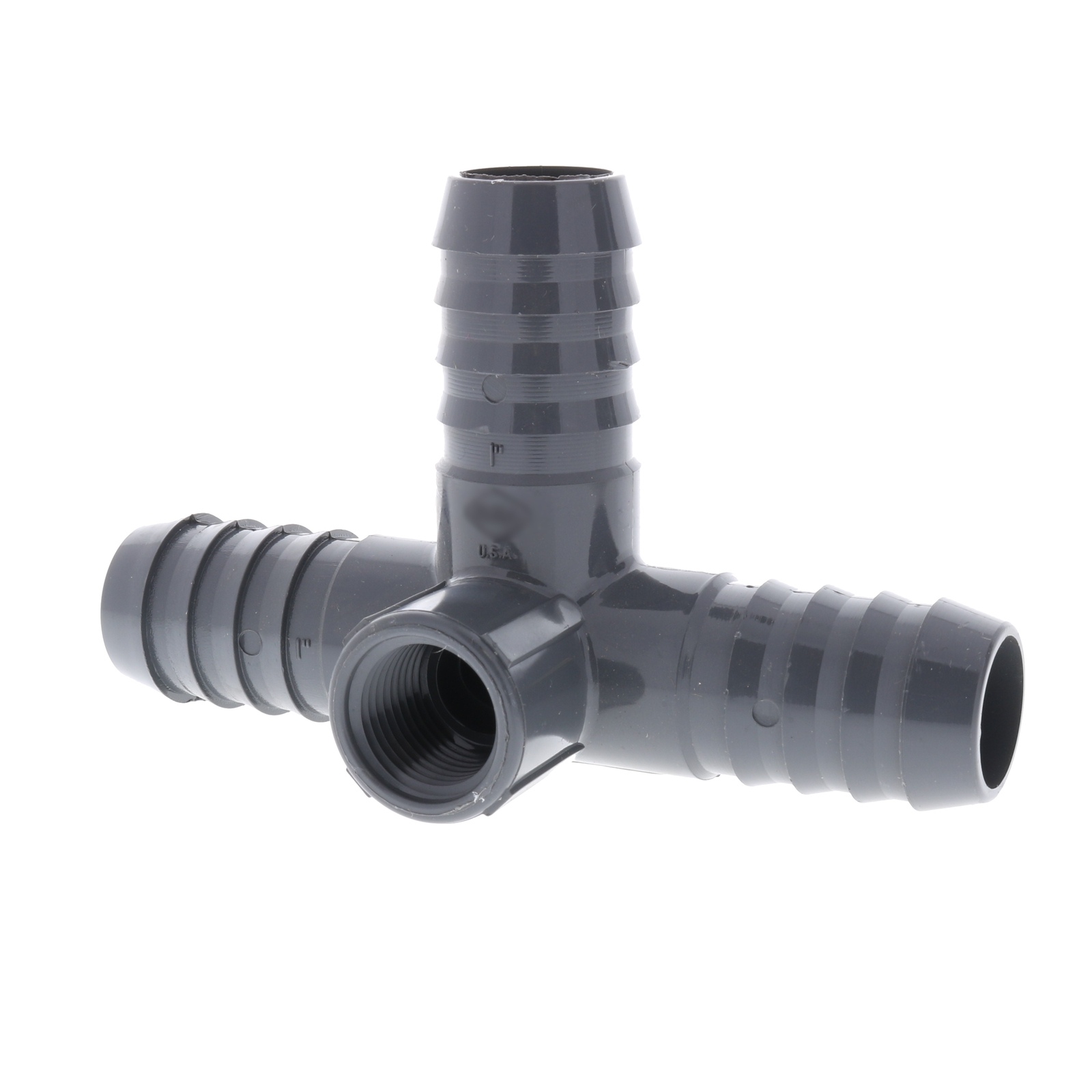 Dura Barb Tubing x FPT Side Outlet Tee Adapter