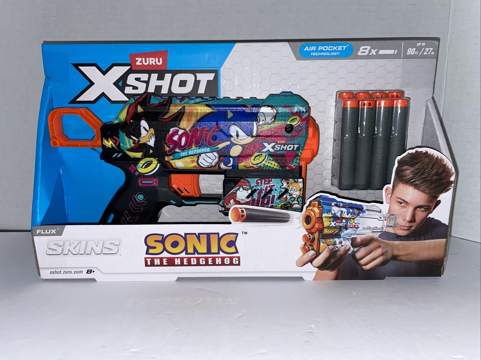 ZURU X-Shot Hyperspike Sonic the Hedgehog Soft  Air – New in Box