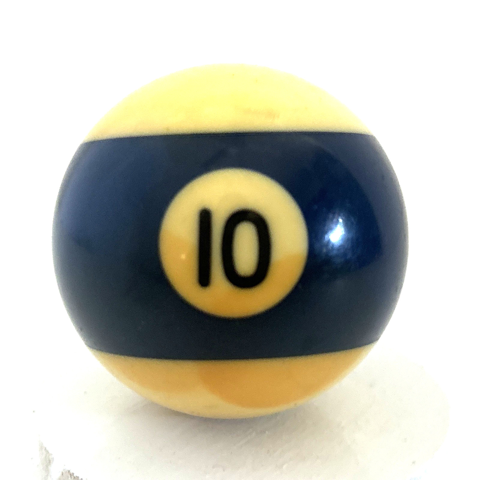 Vintage 2” Inch Billiards No. 10 Blue Ball Replacement #10 Stripes