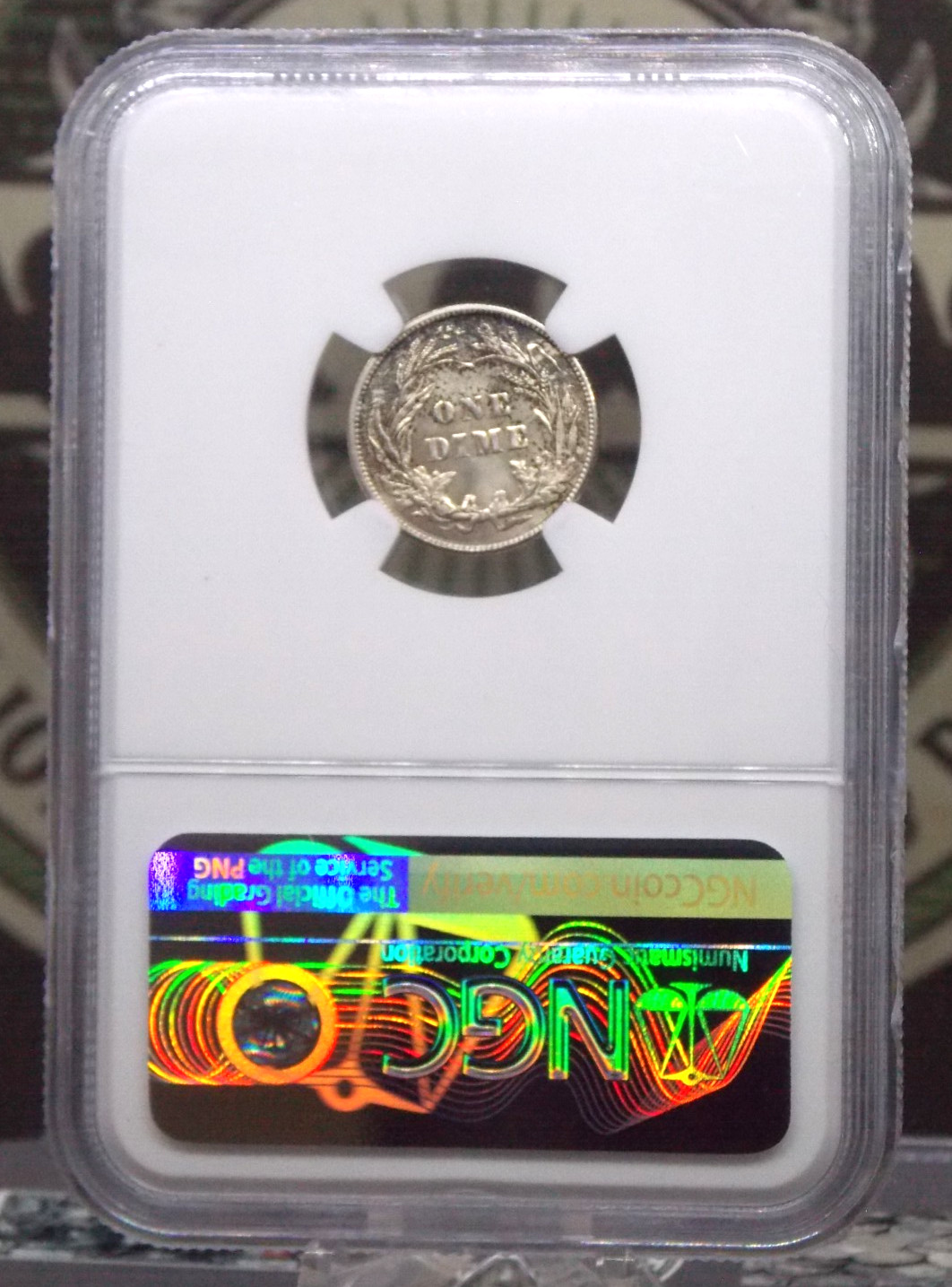 1915 "P" Barber SILVER Dime 10c NGC MS63 #007 Unc BU Uncirculated ECC&C, Inc.